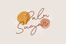 Palm Sugar Font + Doodles