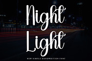 Night Light, a Handwritten Font by FreshTypeINK (Thumbnail 1 of 7)
