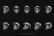 10 Bundle Dark Art Skull Motocross, an Illustration by Morspective (Thumbnail 6 of 7)