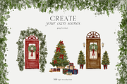 Christmas holiday graphics bows, an Object Graphic by Grace Noboa Illustrations (Thumbnail 9 of 15)