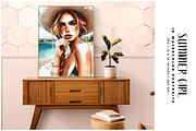 Summer Girl, a Person Illustration by Digital Art Creations (Thumbnail 5 of 8)