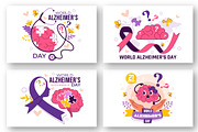 10 World Alzheimer Day Illustration, a Person Illustration by denayunebgt (Thumbnail 2 of 4)