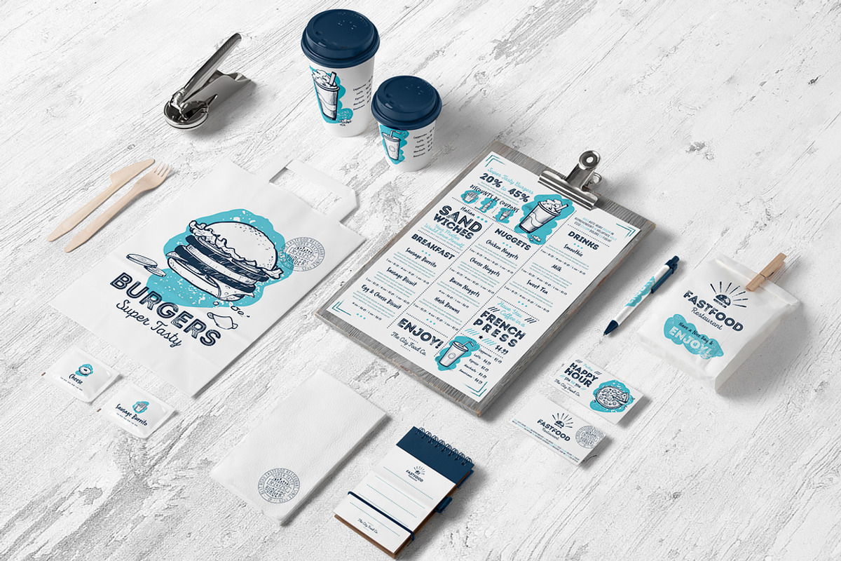 Café and restaurant identity creator, a Food Illustration by Alfazet Chronicles (Photo 3 of 10)