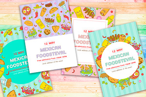 Mexican food menu templates, posters, a Poster Template by Boo Guevara Shop