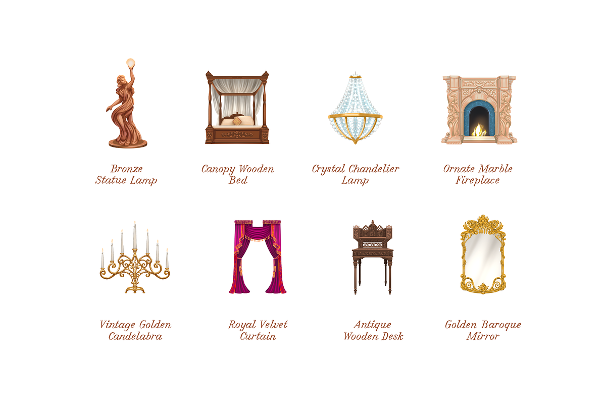 Ornate Interior Decor, an Object Graphic by Deemak Daksina (Photo 3 of 3)