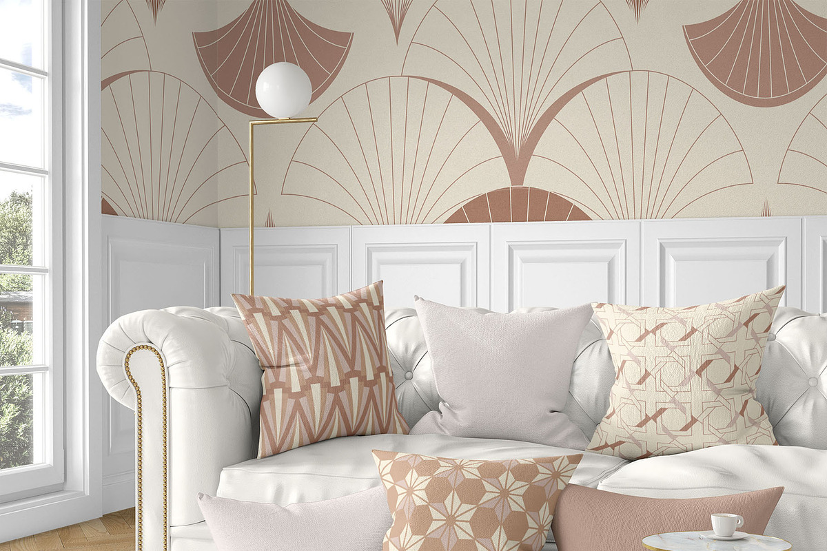 Asian Deco: Art Deco Patterns, a Pattern Graphic by AsianElements (Photo 9 of 18)