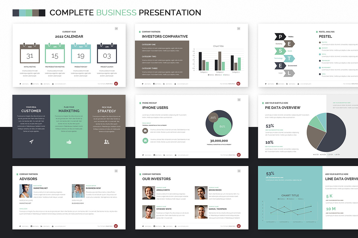 Complete Business Powerpoint Templat, a Presentation Template by Zacomic Studios (Photo 22 of 32)