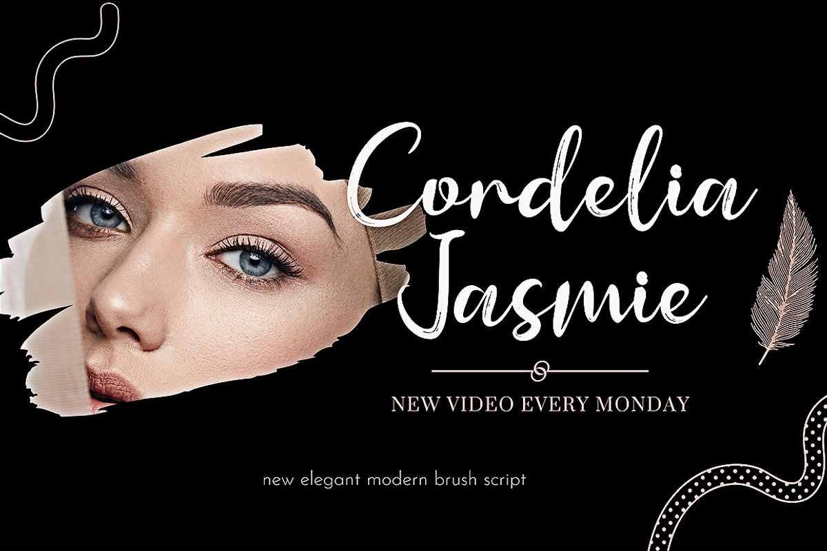 Mortensen - Modern Brush Font, a Script Font by Ahmad Pkp Studio (Photo 7 of 9)
