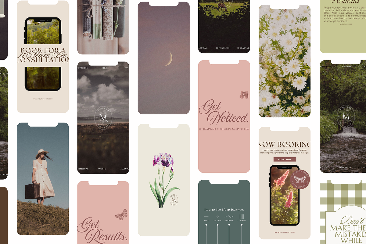 The Romantic Social Media Bundle, a Social Media Template by The Flossy Finch (Photo 13 of 22)