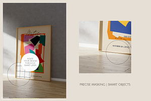 Frame Mockups Concrete Minimalism