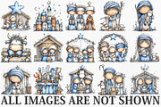 Christmas Nativity Clipart Bundle, an Illustration by Canvas Craft (Thumbnail 3 of 6)