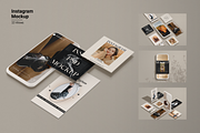 Instagram Feed & Tile Mockup, a Device Mockup by Mockupdaddy (Thumbnail 1 of 20)