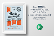 Movie Night Poster Template, a Flyer Template by Danil Polshin (Thumbnail 10 of 10)