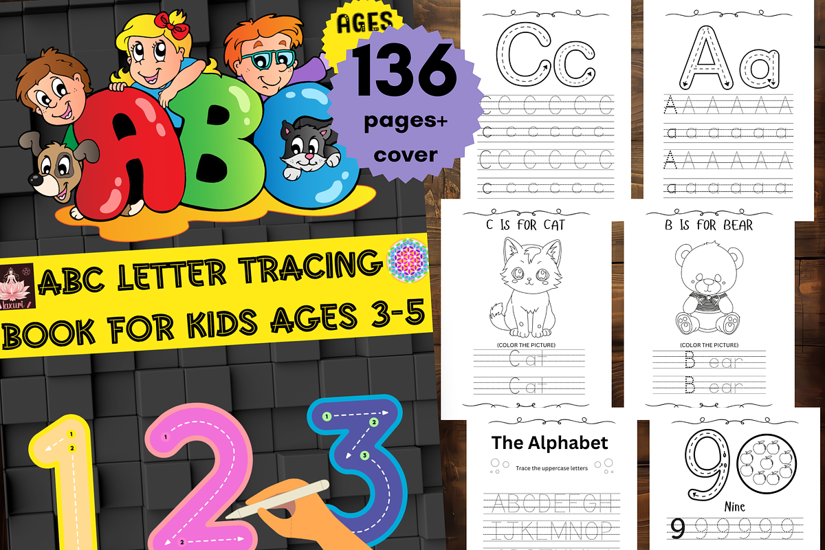 ABC Letter Tracing Book for Kids