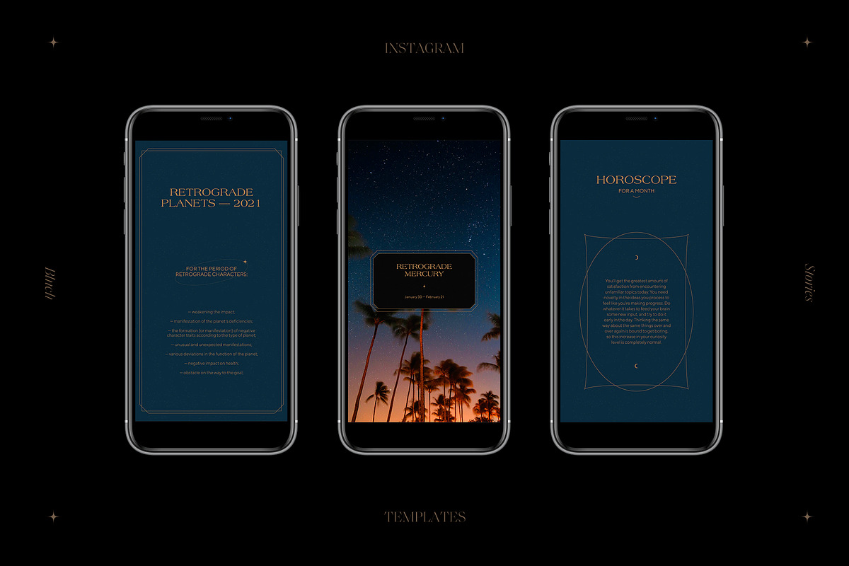 Astra Zodiac Instagram Templates, a Social Media Template by BlancheStudio (Photo 7 of 11)