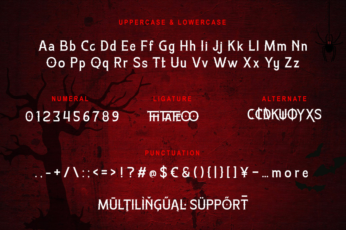 Darkside - Horror Movie Font, a Serif Font by twinstd (Photo 9 of 9)