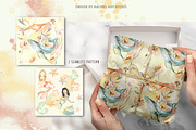 Mermaid and The Sea, an Animal Illustration by Rachel Art Studio (Thumbnail 9 of 10)