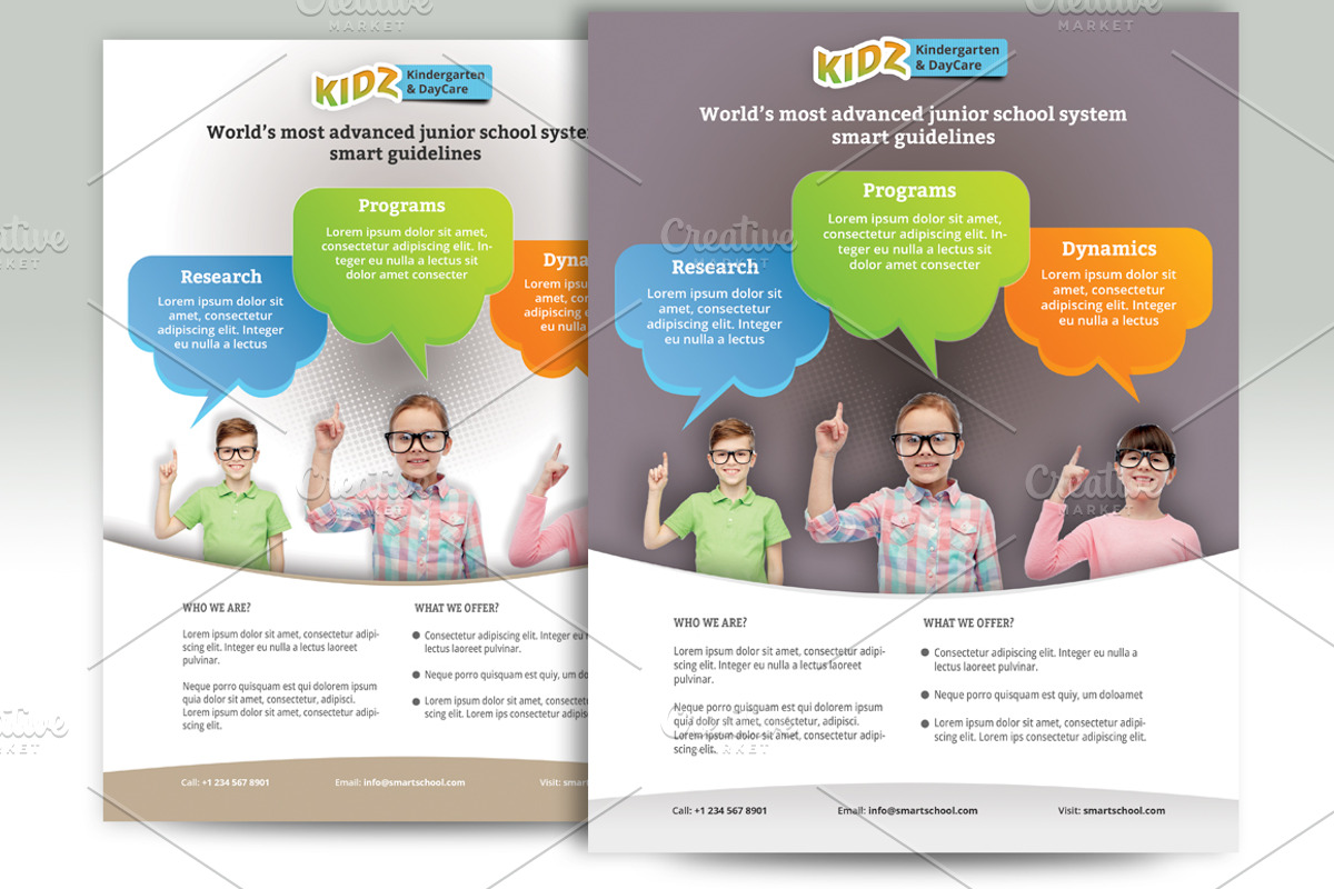 Multipurpose School Flyer Templates, a Flyer Template by Aabhaas (Photo 2 of 2)