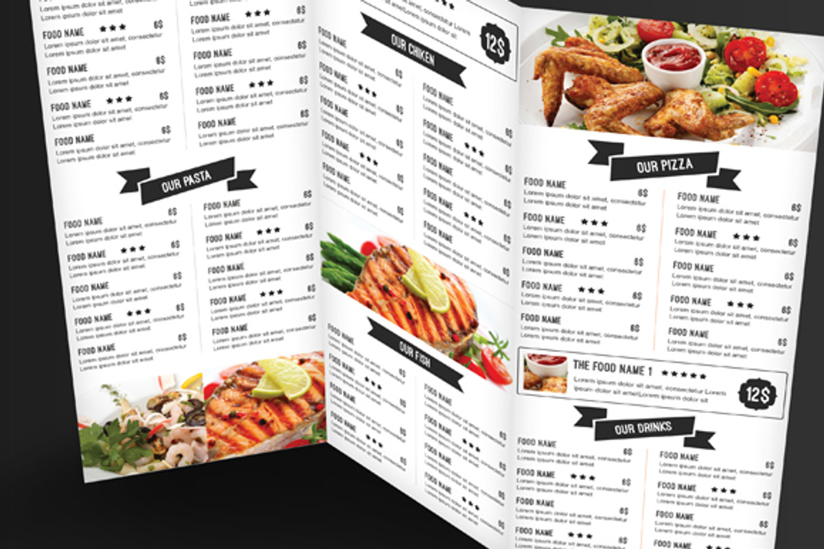Simple & Clean Food Menu, a Brochure Template by Nody4Design (Photo 4 of 5)