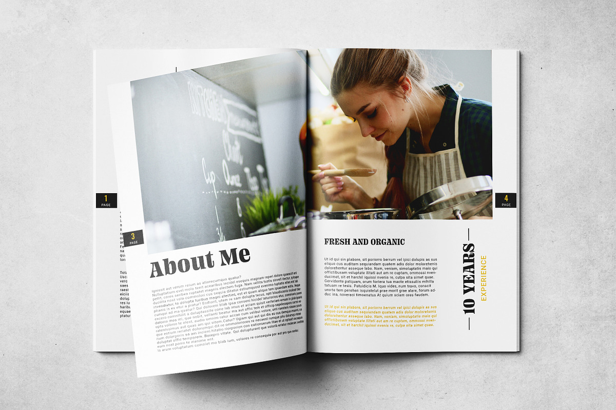 Cookbook Layout, a Print Template by Grkic Creative (Photo 3 of 15)