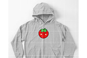 Cute Baby Strawberry SVG Bundle, an Illustration by TheHitShop (Thumbnail 9 of 10)