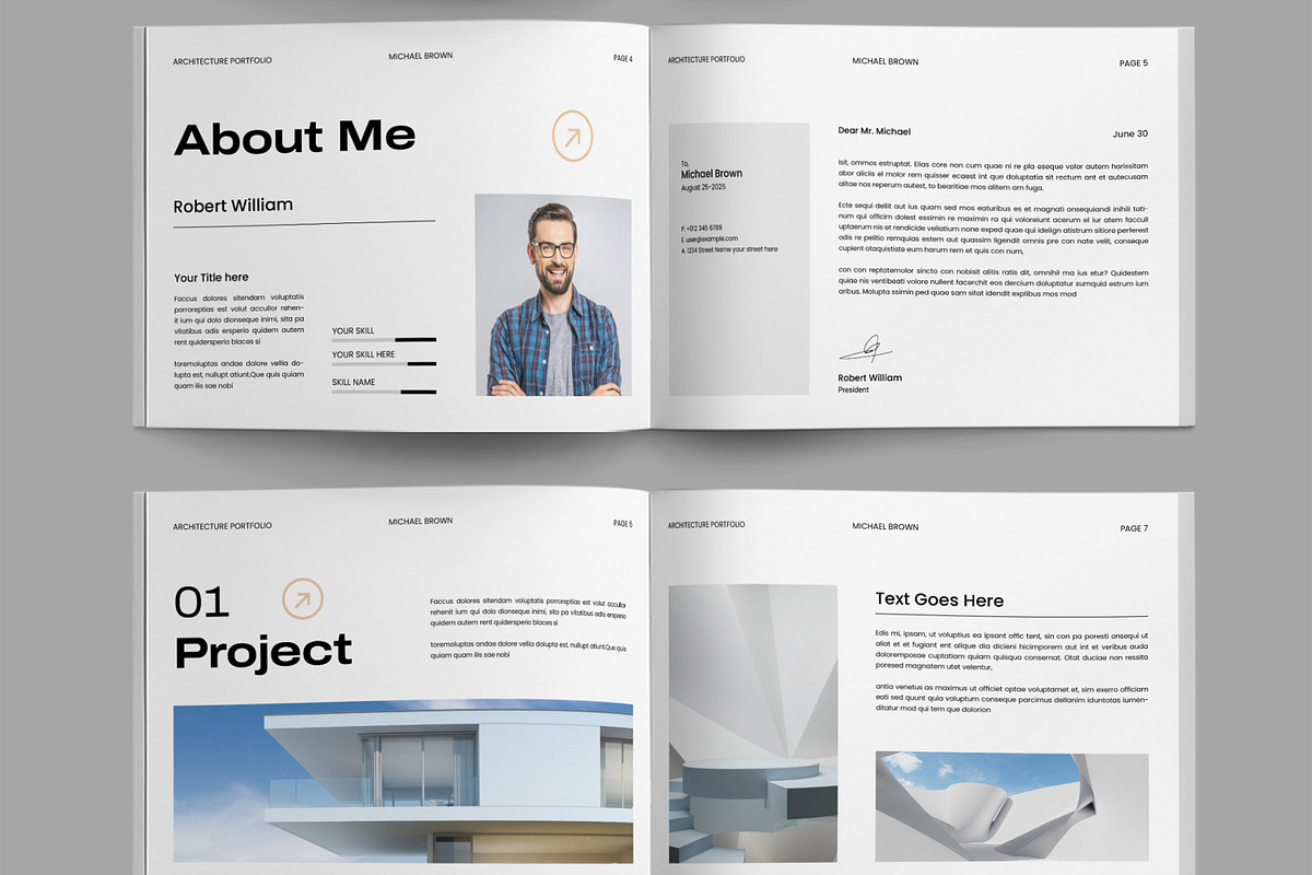 Landscape Architecture Portfolio, a Brochure Template by ContestDesign (Photo 3 of 5)