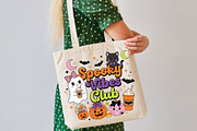 Spooky Vibes Club Halloween PNG, a Seasonal Illustration by DreamCafeArt (Thumbnail 6 of 7)