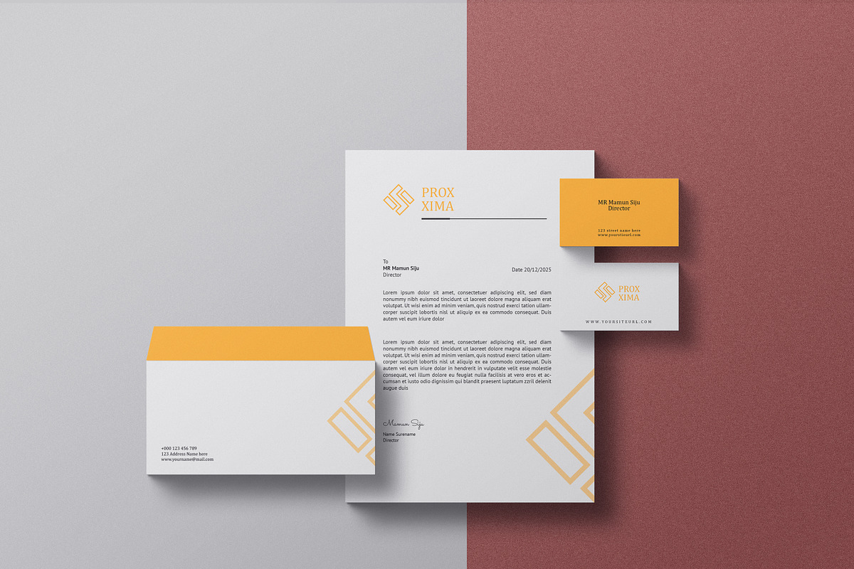 Stationery & Branding Mock-up, a Pens & Pencil Mockup by MnGfx (Photo 3 of 4)