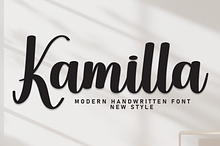 Kamilla | Script Font