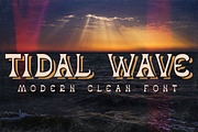 Tidal wave font, a Font by Heather_insane (Thumbnail 1 of 5)