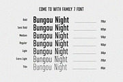 Bungo - Variable Condensed Font, a Font by Typeskets (Thumbnail 5 of 11)