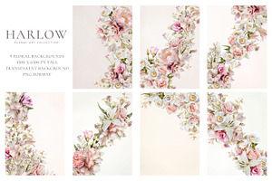 Harlow Floral Art Collection