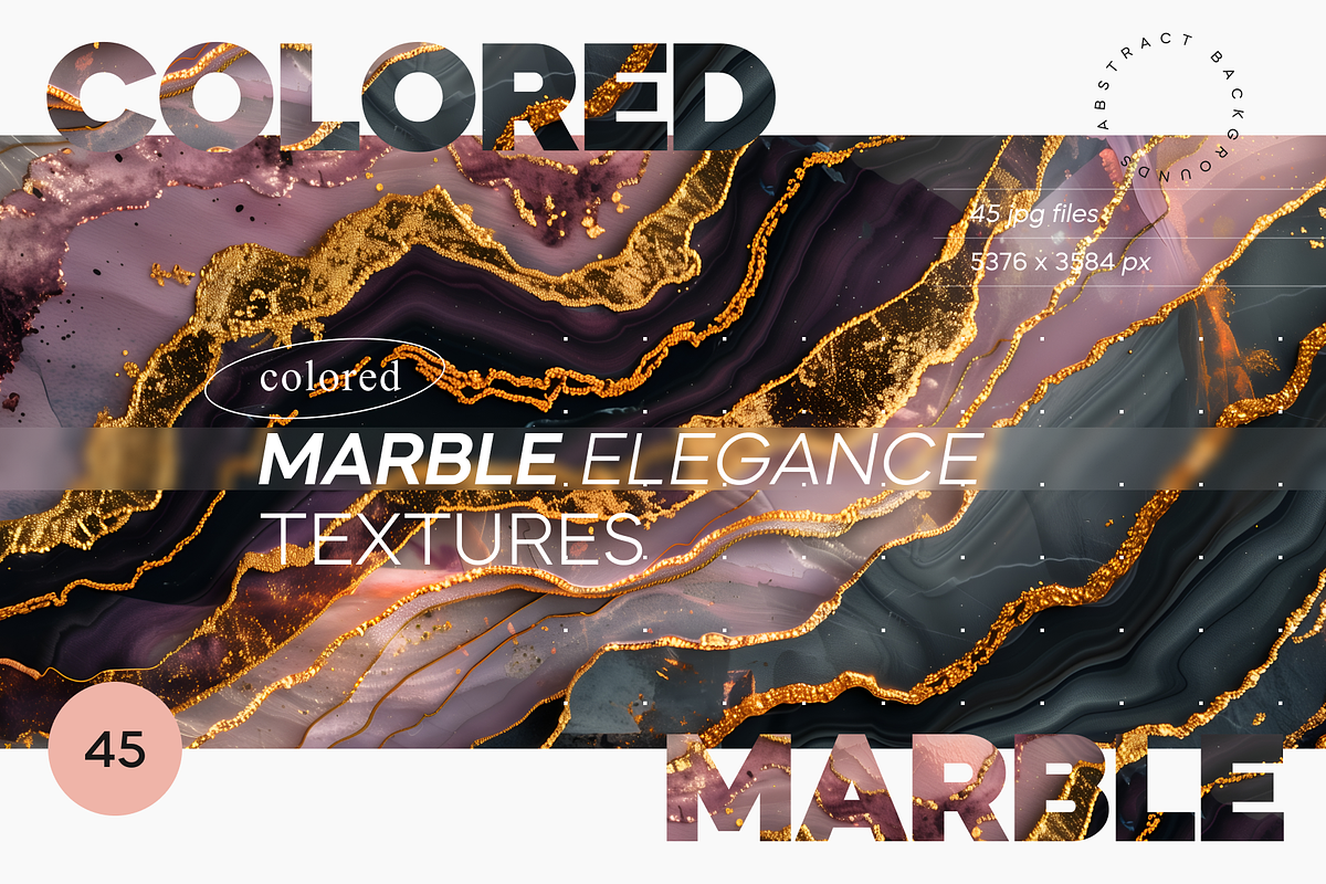 Colored Marble Elegance Textures, a Texture Graphic by Lumeno (Photo 1 of 5)