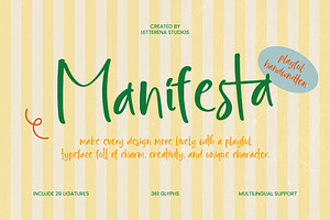 Manifesta Playful Handwritten