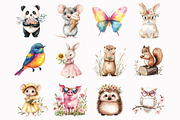 Summer Woodland Clipart, a Seasonal Illustration by Design Market (Thumbnail 3 of 5)