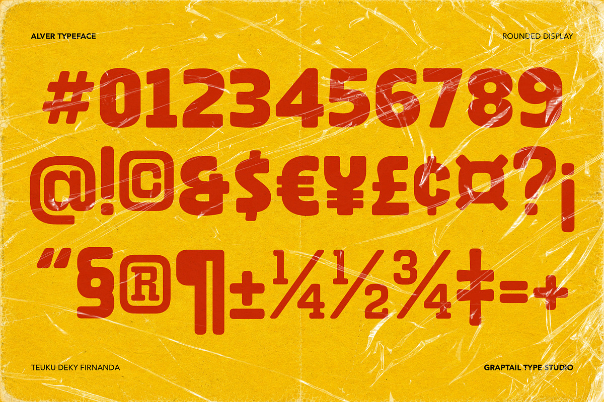 Alver - Rounded Display Font, a Sans Serif Font by Graptail (Photo 7 of 10)