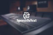 SpeechToText Logo Template, a Branding & Logo Template by SymonDesign (Thumbnail 2 of 4)