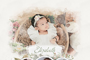 Watercolor Photo Collage Template, an Action Add-On by MRI STUDIO (Thumbnail 11 of 12)
