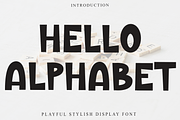 Hello Alphabet, a Serif Font by InermediaSTUDIO (Thumbnail 1 of 8)