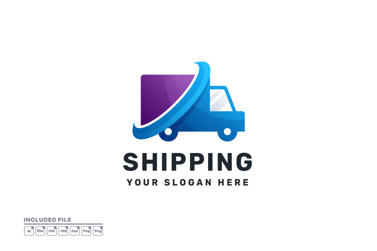 Fast Shipping Delivery Truck Logo, a Branding & Logo Template by yuanesei