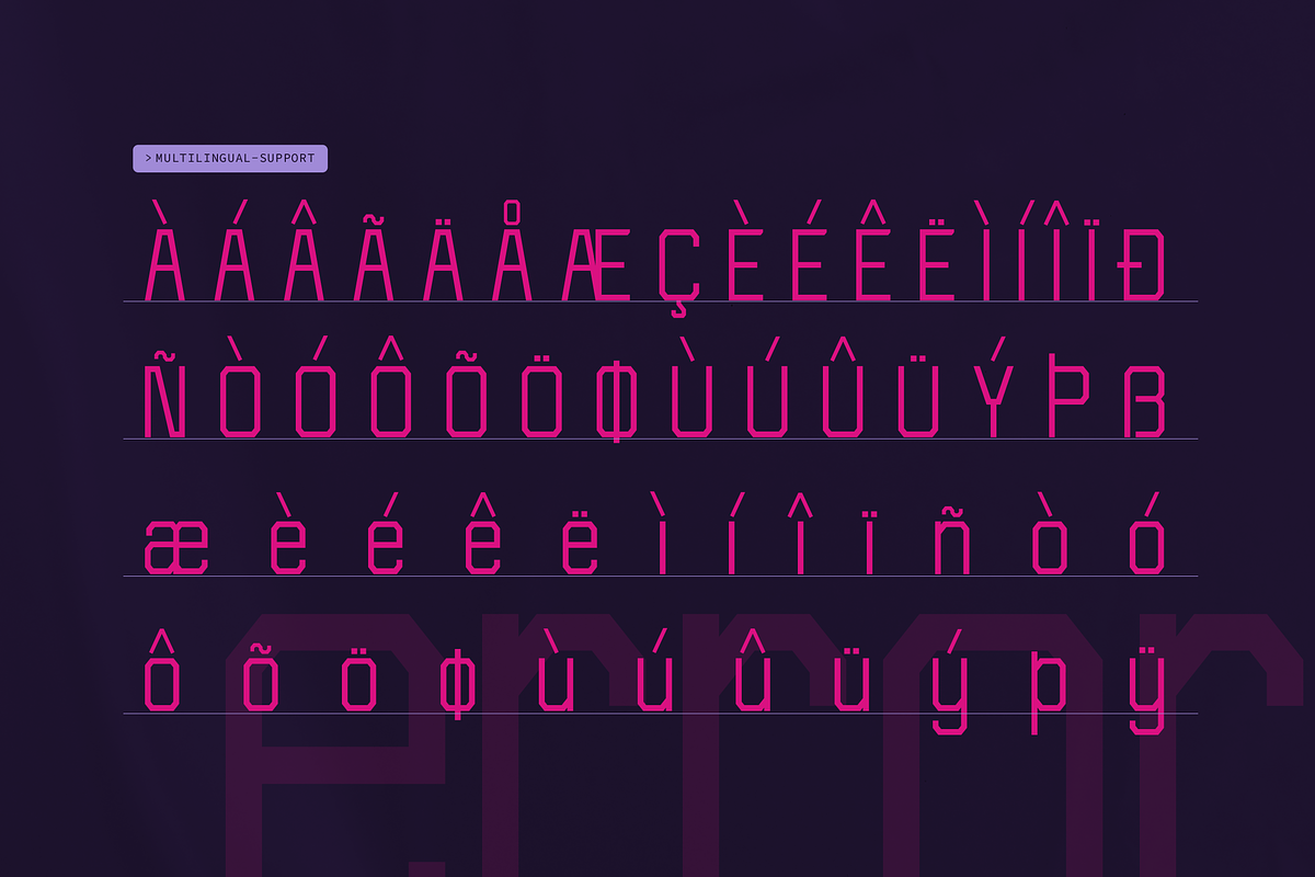 Kubicore | Techno Retro Display, a Sans Serif Font by gracetype_studio (Photo 11 of 12)
