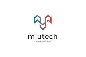 Miutech - Letter M Logo
