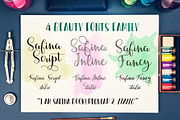 Safina Font Family, a Script Font by JROH Creative (Thumbnail 3 of 9)