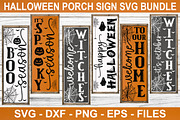 Halloween Porch Sign SVG Bundle, a Decorative Illustration by Fokira (Thumbnail 1 of 7)