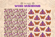Weird Mushrooms, an Object Illustration by Ink Stories (Thumbnail 22 of 23)