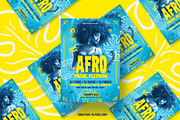 Afro Party Flyer Template, a Print Template by Rome B Creation (Thumbnail 2 of 2)