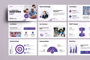 Business Plan Presentation Template, a Presentation Template by MightyDesign