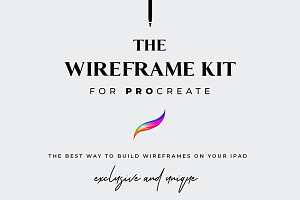 The Wireframe Kit for Procreate