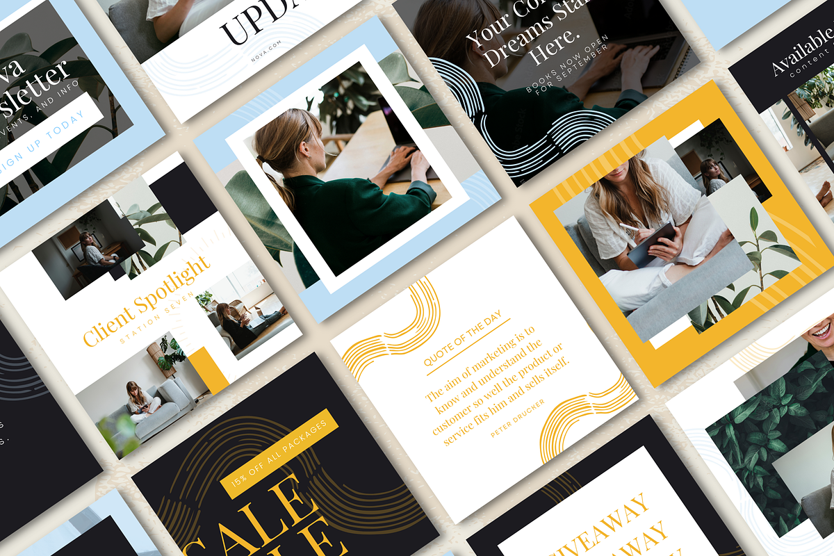 Instagram Canva Bundle - Nova, a Social Media Template by Station Seven (Photo 5 of 9)