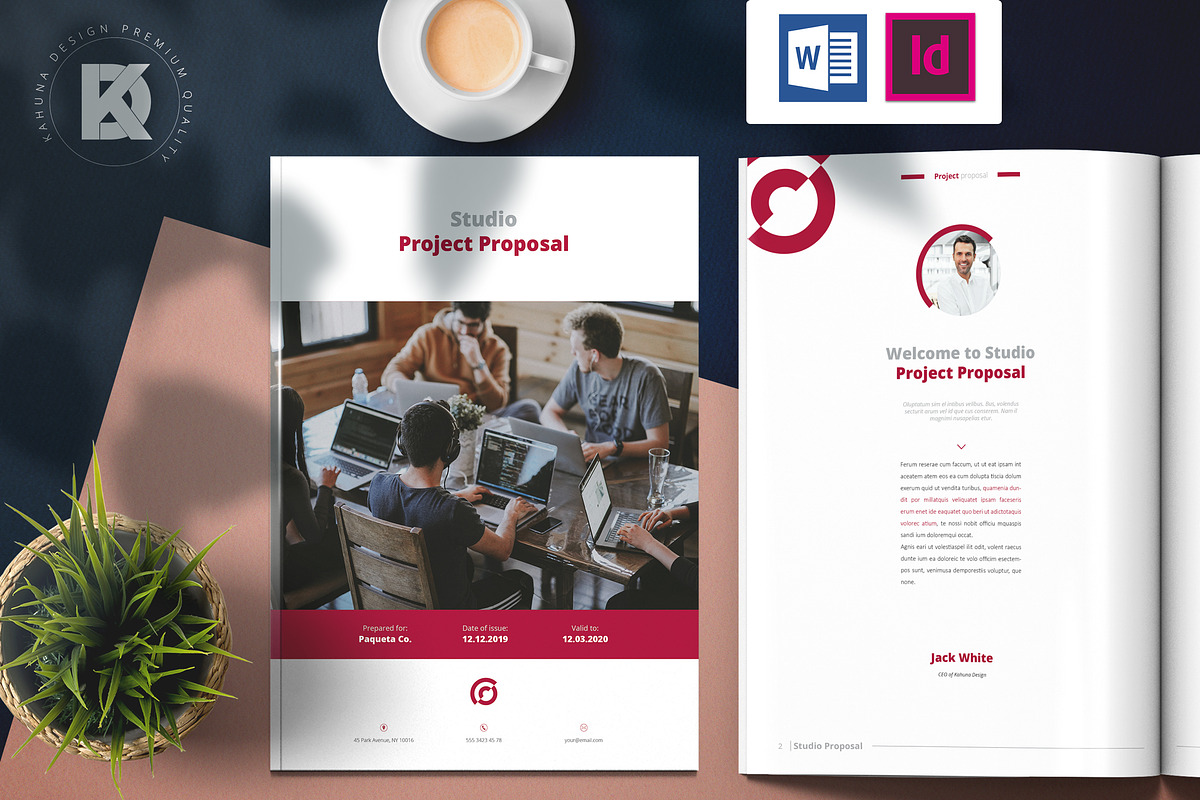 Project Proposal, a Stationery Template by Kahuna Design (Photo 1 of 11)